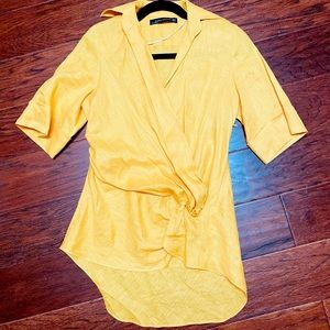 Zara linen blouse XS - M